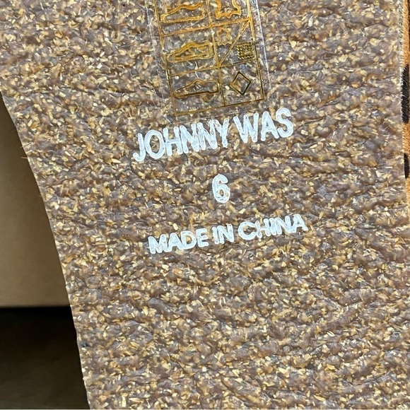 Johnny Was Cheetah Print Mule Size 6 Women - Picture 10 of 12